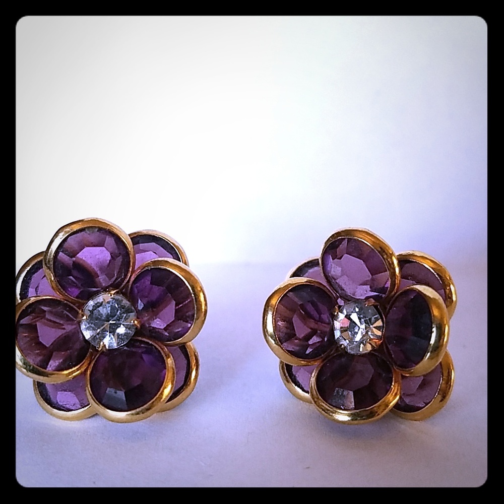 Flower earrings